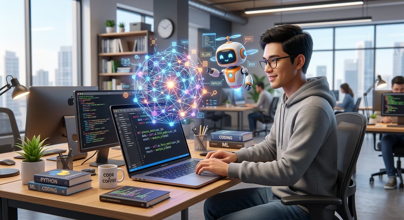 Ilustrasi Cover: AI-Driven Code & Culture